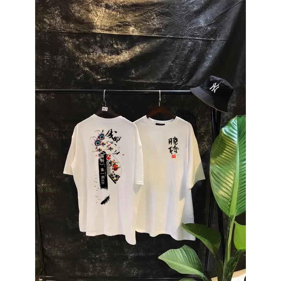 Áo Thun Tay Lỡ Thư Pháp Japanese Siêu Hot | Áo Unisex Nam Nữ Đẹp UN23