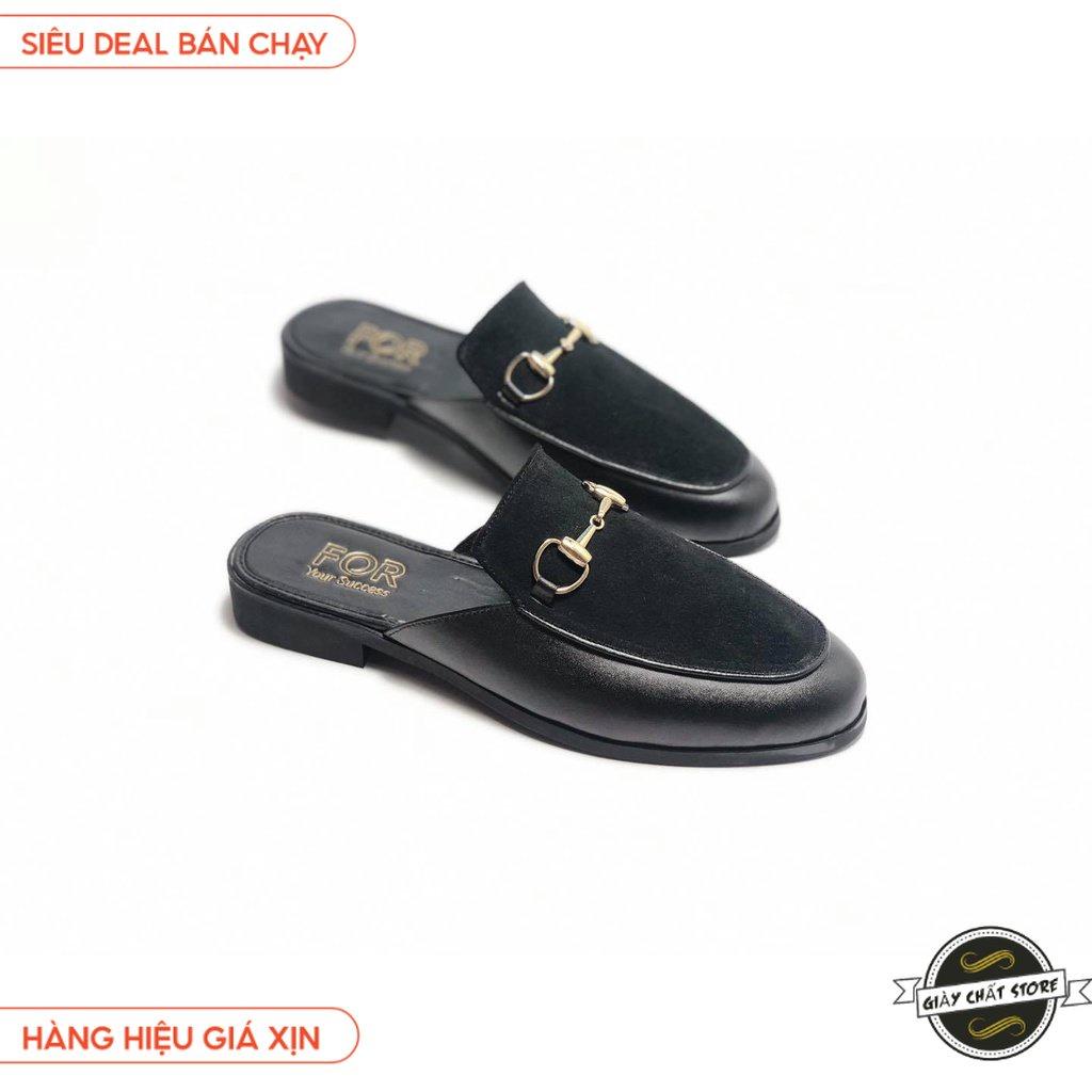 Giày sục nam da Pu Pu bảo hành 1 năm kiểu dáng sành điệu - Mã T22 VN02