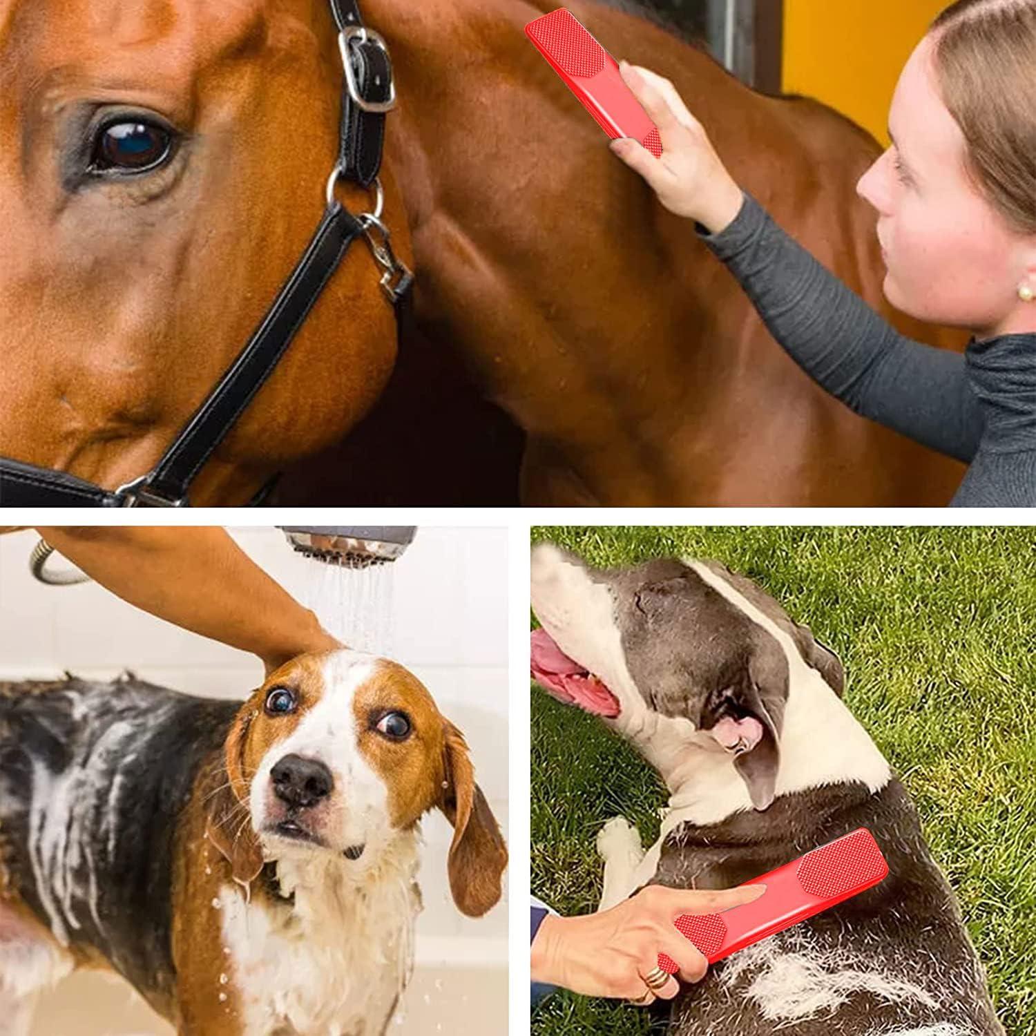 Bàn chải chải chuốt, lược massage cho ngựa, bàn chải chải chuốt, bàn chải tóc đa chức năng