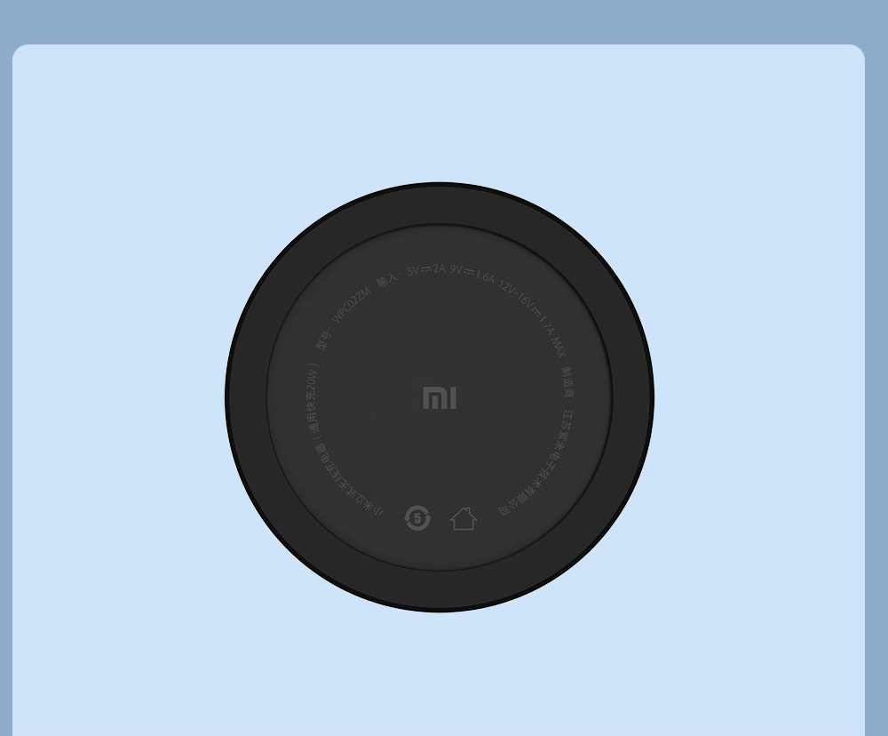 Bộ sạc không dây Xiaomi sạc 20W chân đế chống trượt sạc an toàn . Đế sạc nhanh không dây