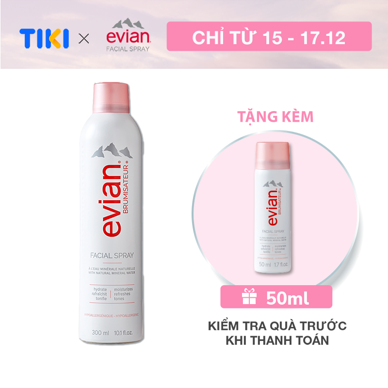 Nước Xịt Khoáng Evian Facial Spray EV300ML (300ml)