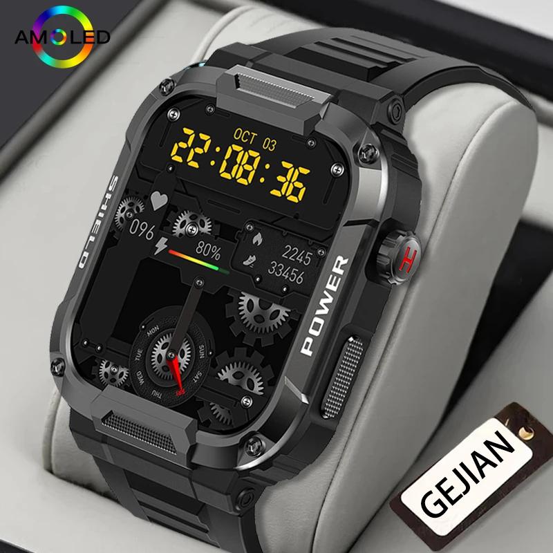 GEJIAN 2023 MK66 Đồng hồ thông minh Men Men LỚN NHẬN NHÂN VIÊN HOÀN THÀNH TRỰC TIẾP IP68 BLUETOOTH SOPTROOP CALL SPORT