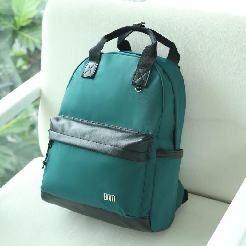 Balo học sinh, sinh viên thời trang unisex với chất dù cao cấp nhẹ bền - BOM