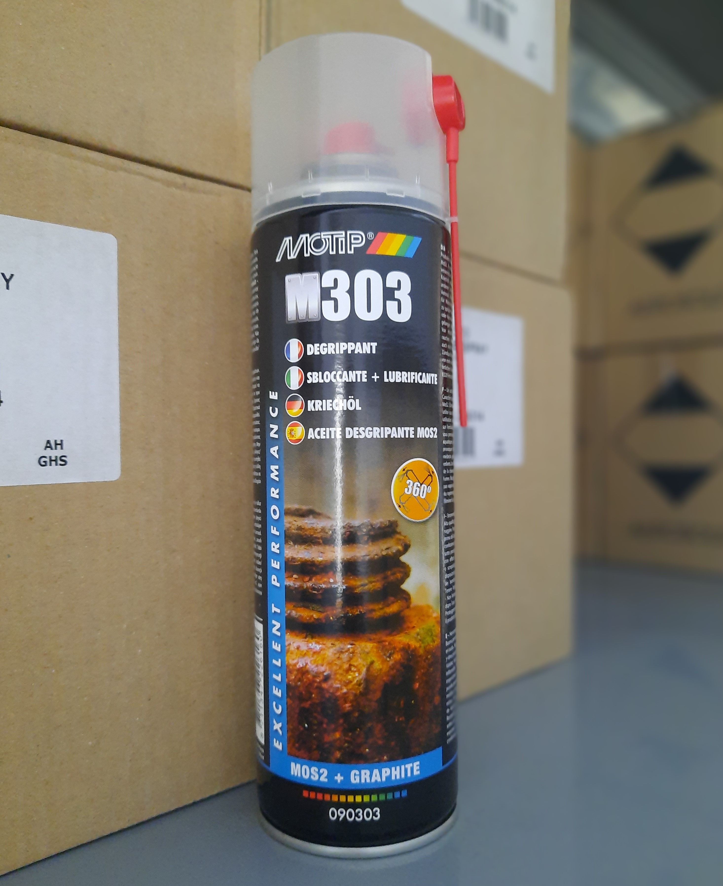 Dầu bôi trơn tháo gỉ sét Motip 500ml