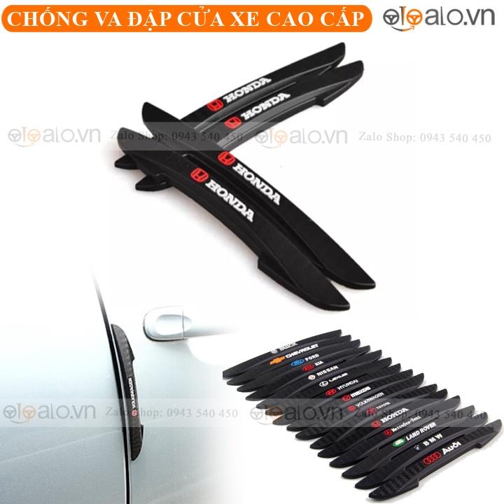 Miếng dán chống va đập cửa xe in logo Honda Cao Cấp