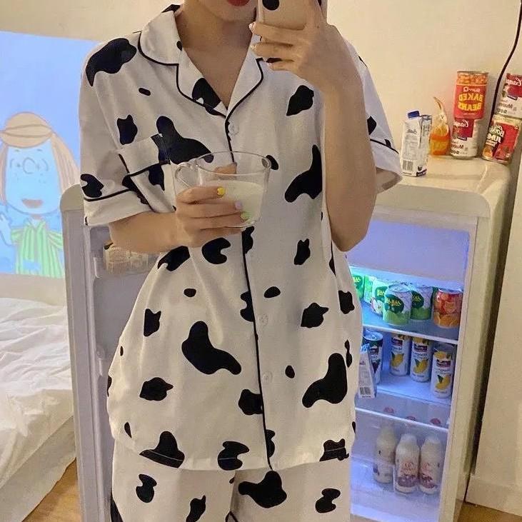 SIÊU PHẨM  Bộ Đồ Pijama Kate Thái Bò Sữa Cực Kute