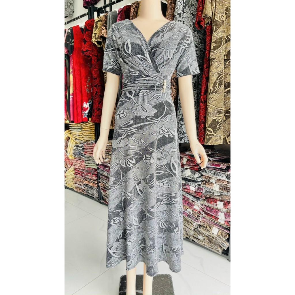Đầm Kim Tuyến Trung Niên hàng cao cấp MS06