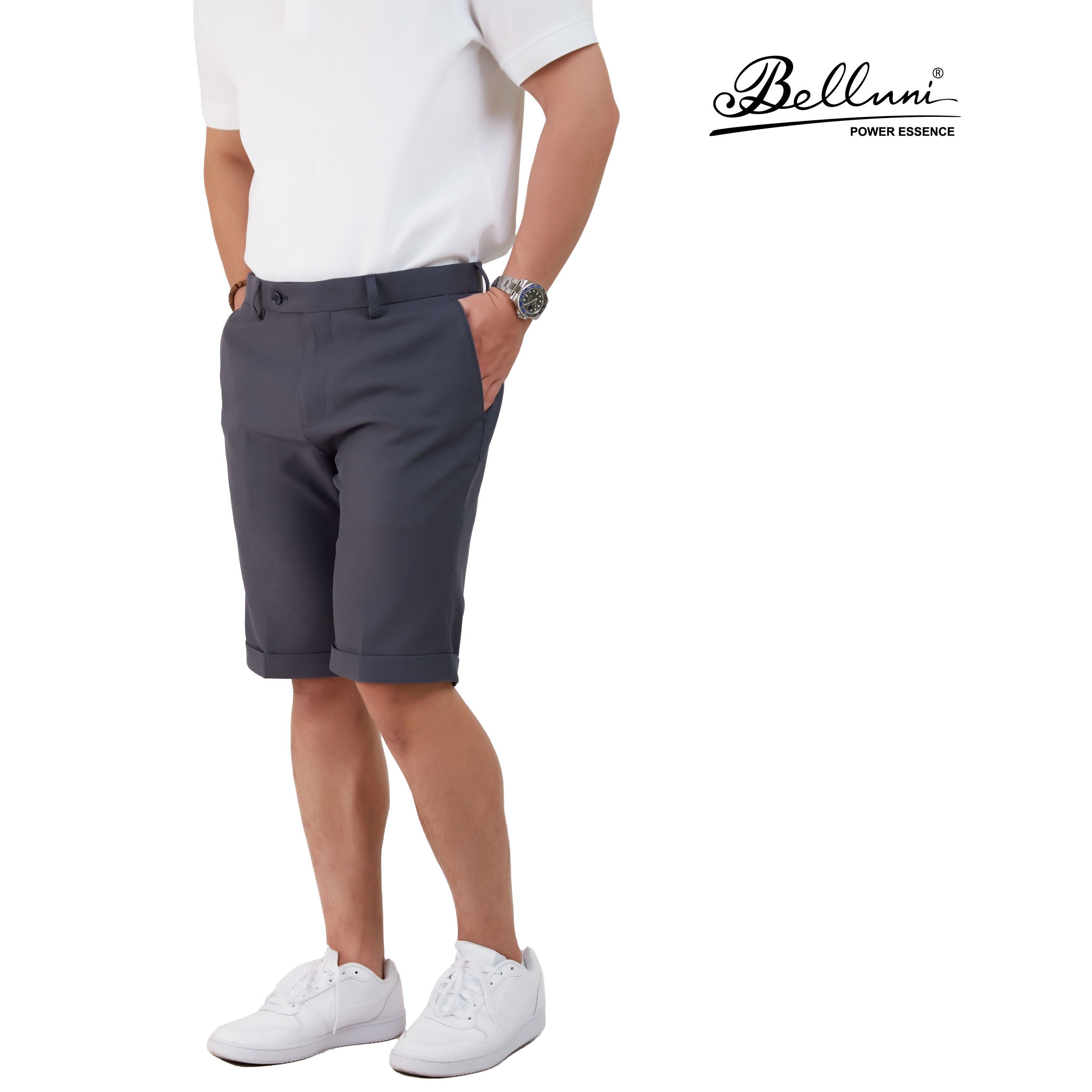 Quần short nam cao cấp BELLUNI trẻ trung năng động - QS.CR.BE.21.B6