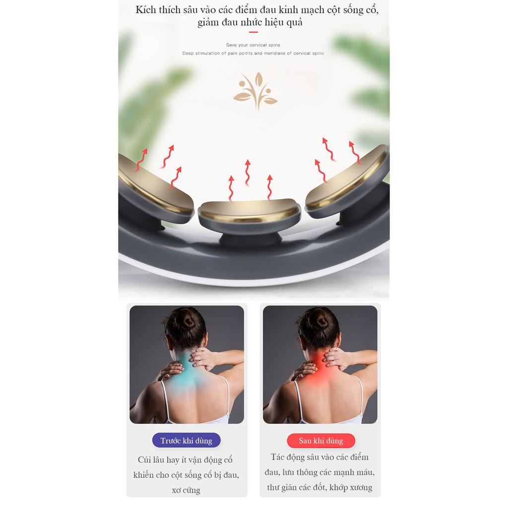 Máy massage vai cổ Dr.Meridians xung điện kèm sưởi ấm - Home and Garden