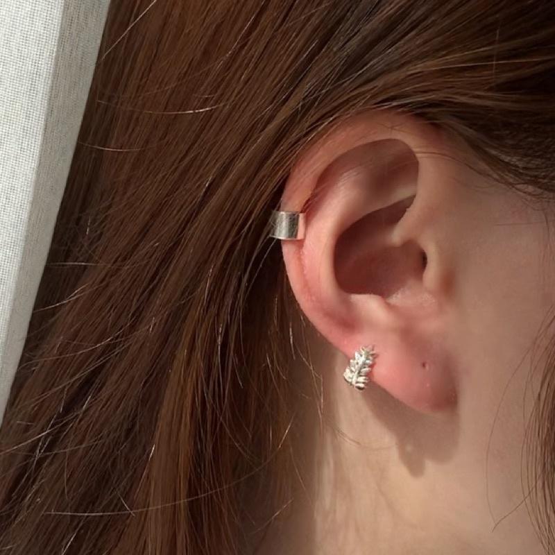 Khuyên kẹp vành trơn 5mm S925 LANN
