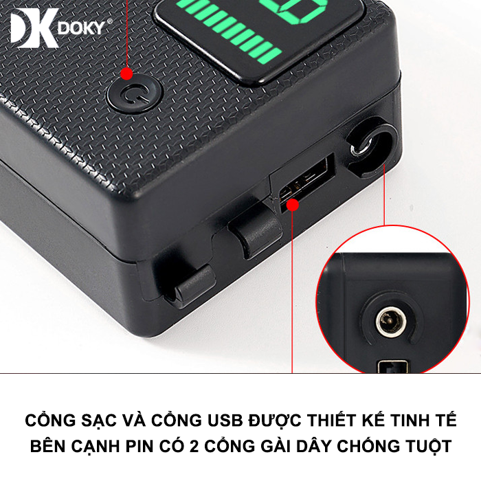 [Xả Kho, Giảm Giá] Bộ Phụ Kiện Áo Điều Hòa ZASKY Nhật Bản Cao Cấp, PIN 40.000mAh, Quạt 12V, Chạy 18-20 T`iếng, Có 8 Số Gió Màn Hình LED, BH 12 Tháng