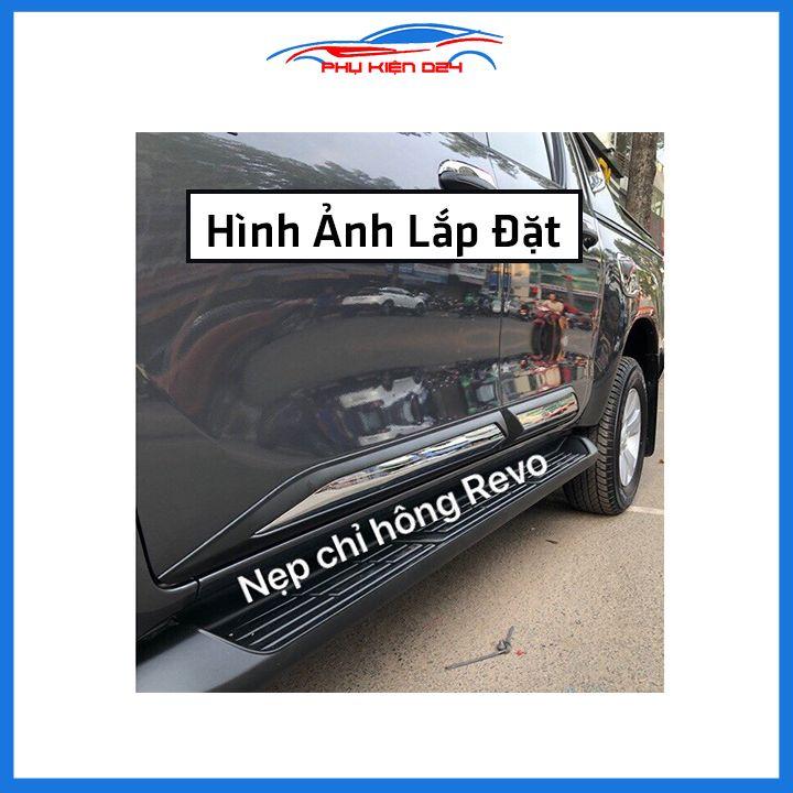Bộ ốp nẹp sườn Hilux Revo bản to trang trí làm đẹp xe