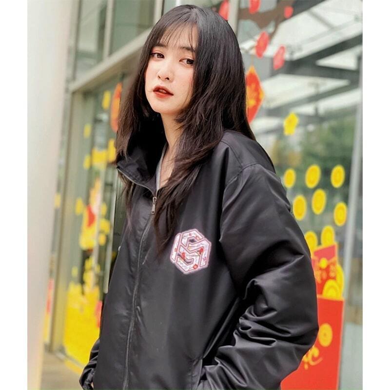 Hình ảnh Áo Khoác Dù THIFU FASHION 2 Lớp In Logo Cầu Vồng Chống Nắng Tránh Mưa Cho Nam Và Nữ