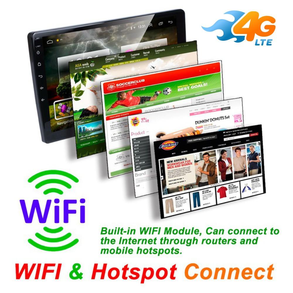 Màn Hình Android 9 inch Cho Xe TOYOTA WIGO - Đầu DVD Chạy Android Tiếng Việt Kèm Mặt Dưỡng Giắc Zin Toyota Wigo