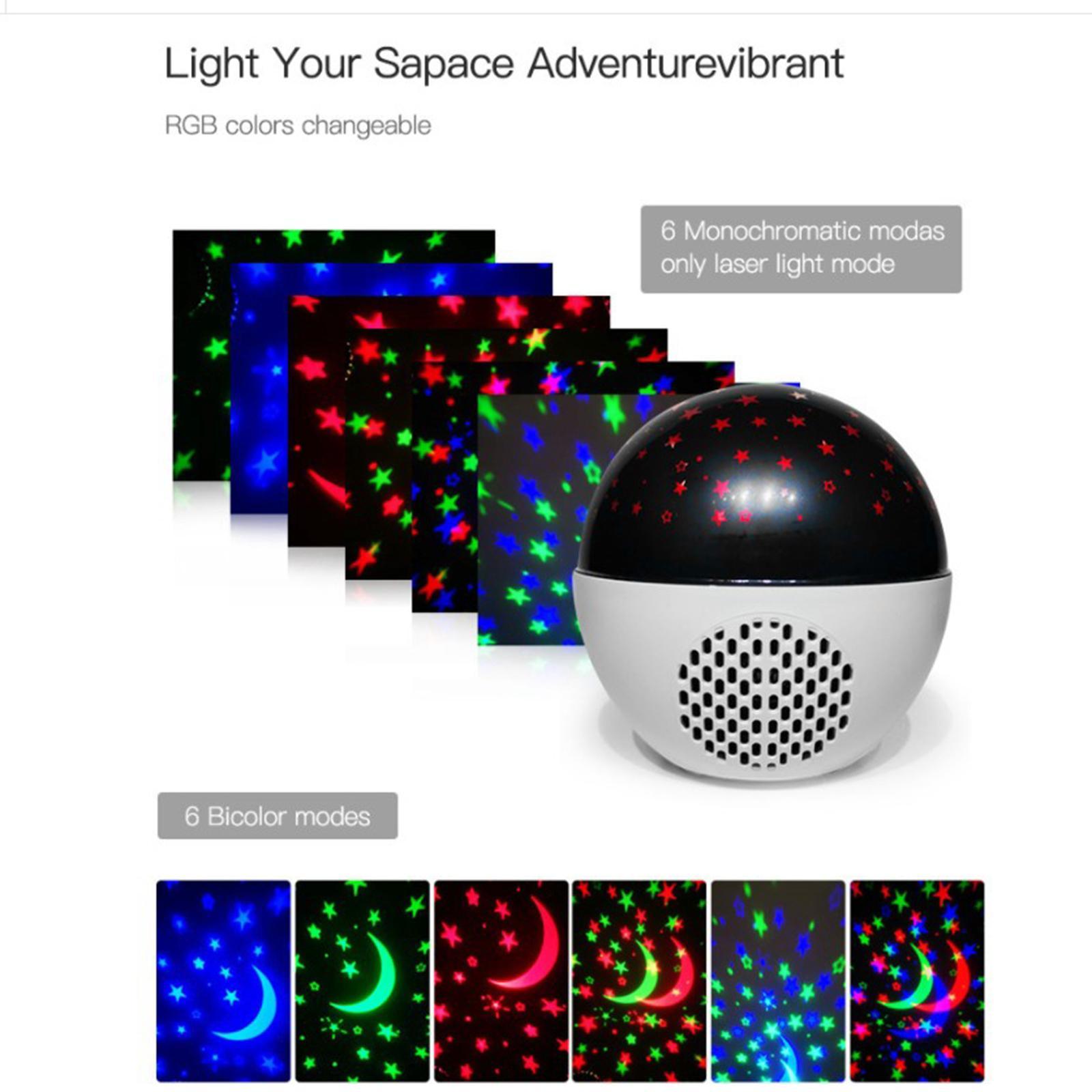 Mini Starry LED Night Lamp Sky Projector Night Light Baby Home Bedroom
