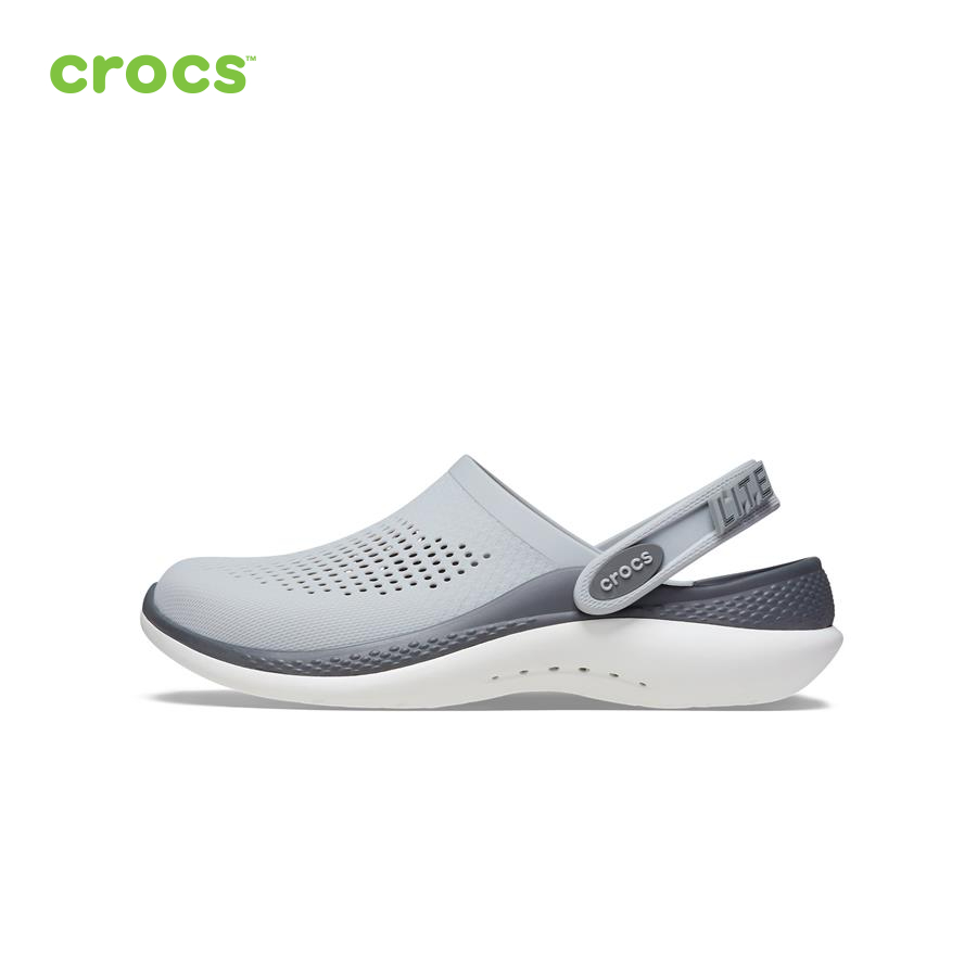 Giày lười nam Crocs LiteRide 360 Clog U Light Grey/Slate Grey - 206708-0DT