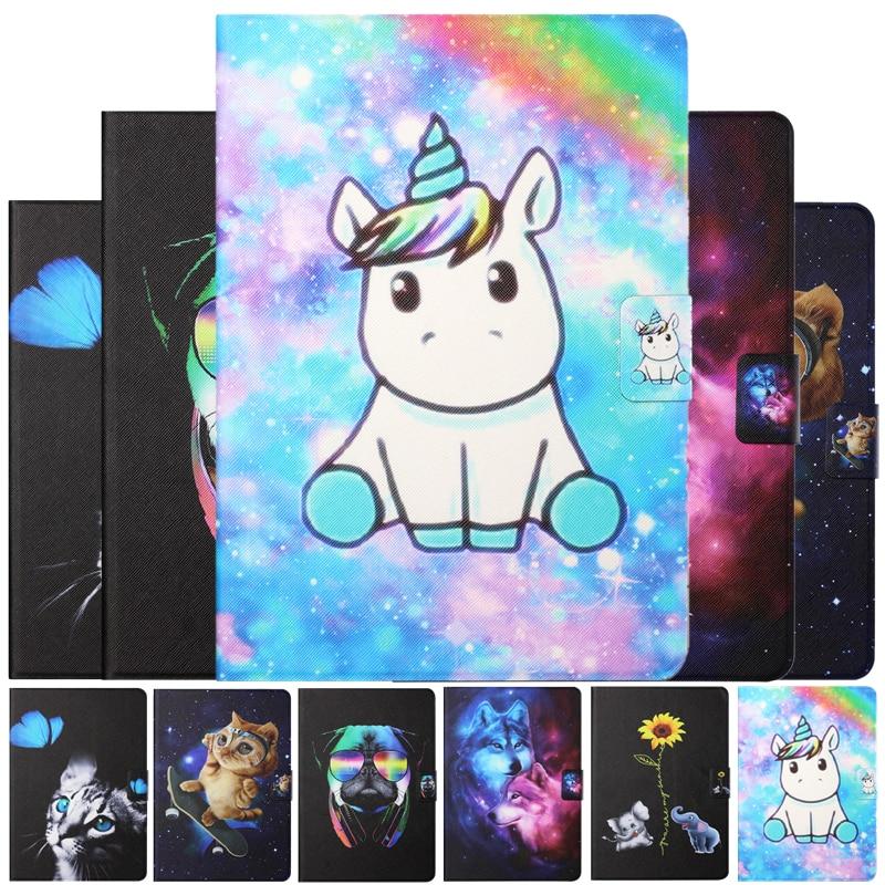 Bao Da Họa Tiết Hoạt Hình Dễ Thương Cho Amazon Kindle Fire Hd 8 Plus 2020 8.0 Inch
