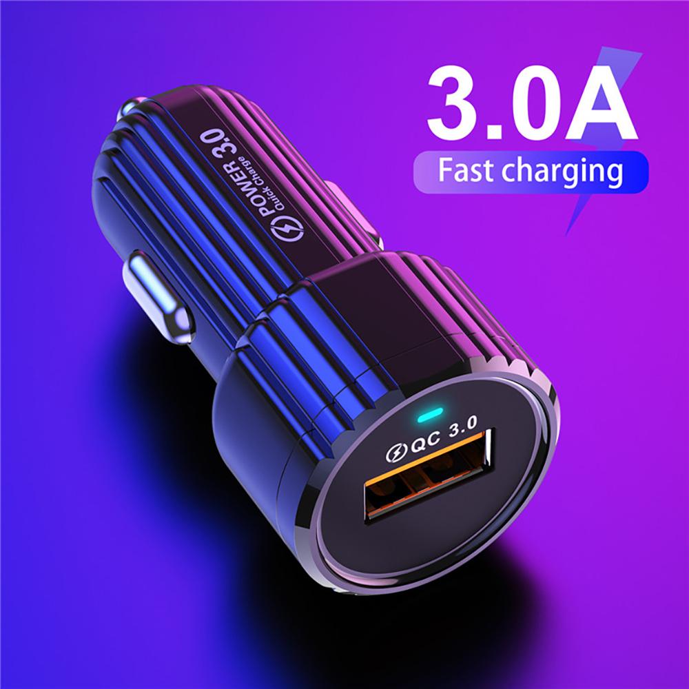 Eonline 3D Phim hoạt hình dễ thương USB Bộ sạc nhanh 18W 3A Bộ sạc xe hơi USB cho iPhone 14 13 Pro Max QC4.0 3.0 Bộ sạc xe hơi nhanh