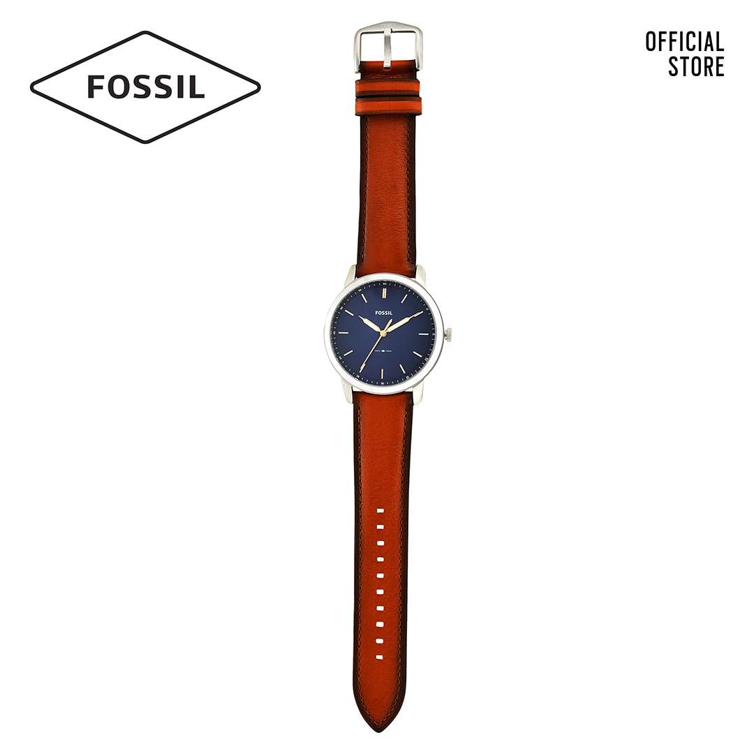 Đồng hồ nam FOSSIL dây da Minimalist 3H FS5304 - màu nâu