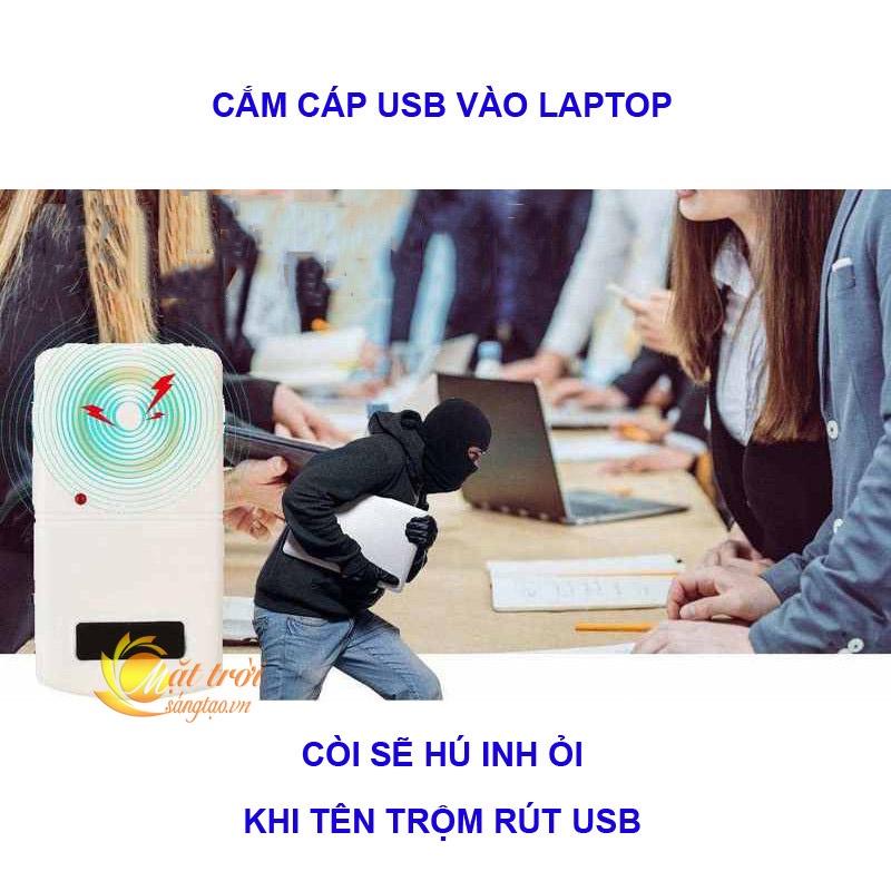 Báo động chống trộm cắp Laptop và các thiết bị có cổng USB