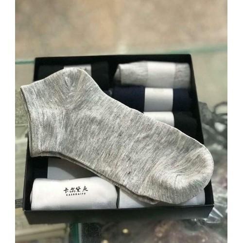 Hộp 10 đôi tất nam Chống Hôi Chân cổ ngắn/cổ trung
