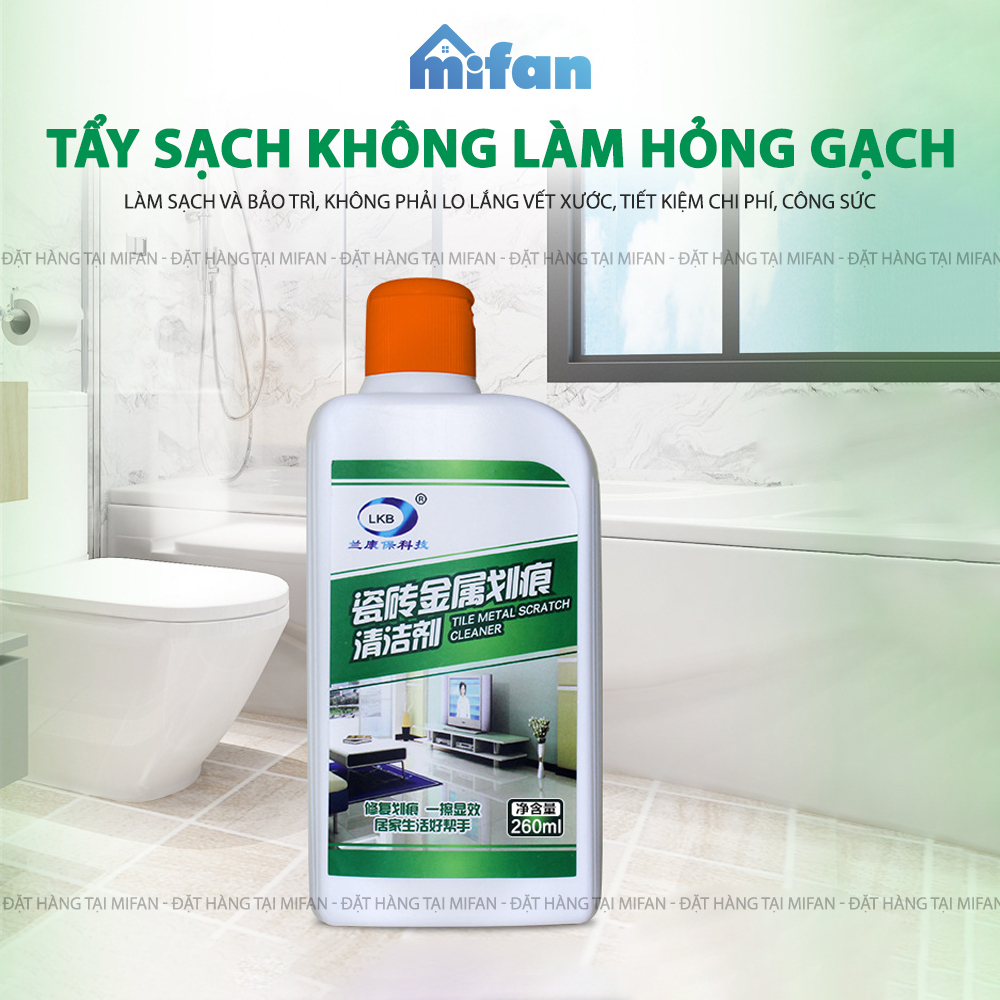 Dung Dịch Làm Sạch Vết Xước Sàn Gạch LKB 260ml - Hàng Chính Hãng