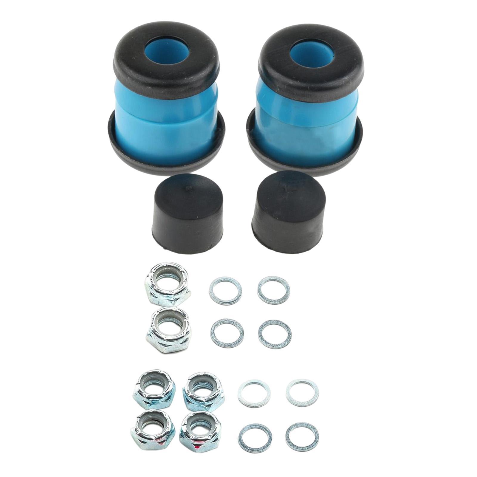 Skateboard Rebuild Kit Bushings Washers Cups for 2 Trucks 5in Red