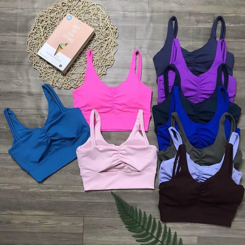 Set tập gym yoga nữ, bộ đồ tập gym thắt nơ