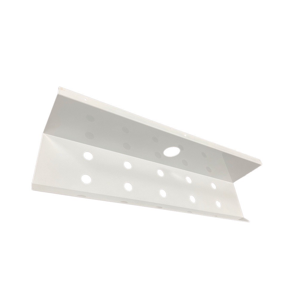 Khay đỡ dây điện, máng đỡ ổ điện dưới bàn - thép sơn tĩnh điện 2mm