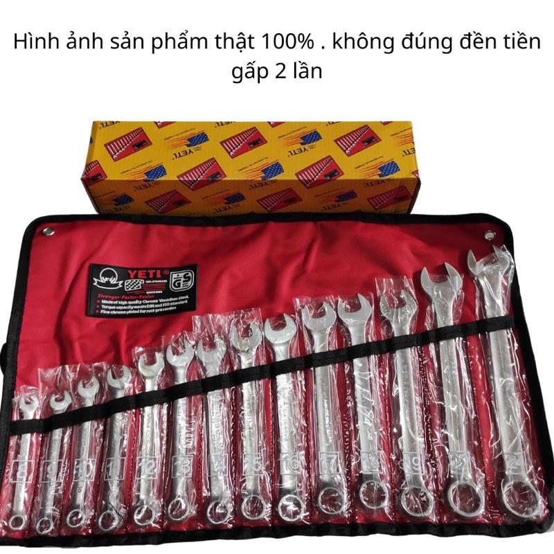 Cờ lê yety 14 chi tiet 8-24 ,cơ lê mở ốc,bộ vòng miệng