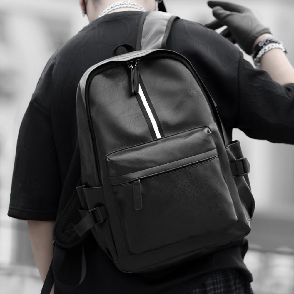 Balo da thời trang nam nữ da PU cao cấp chống nước cặp đi học đi chơi ulzzang đựng laptop 15.6 inh -