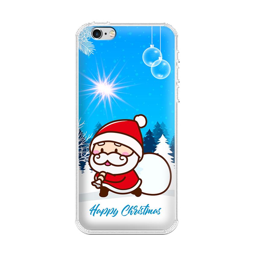 Ốp lưng dẻo cho điện thoại Iphone 6/6S - 01011 7939 SANTA02 - Noel - Merry Christmas - Hàng Chính Hãng