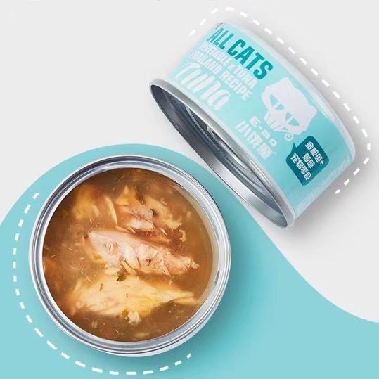 Súp Thịt Hộp Cho Mèo TEB! EMO TOMSMECA Lon 80g Dinh Dưỡng Cao Cấp