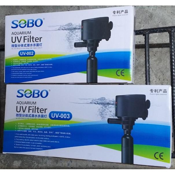 Bơm Sobo Đèn UV Chìm Diệt Rêu Hại - Bơm Chìm Đèn UV Diệt Rêu Hại