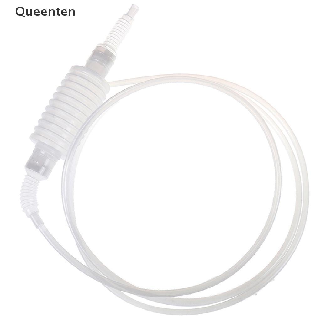 Queenten Plastic Syphon liquid Siphon hose Fuel Liquid Transfer Pump Manual Home Use QT