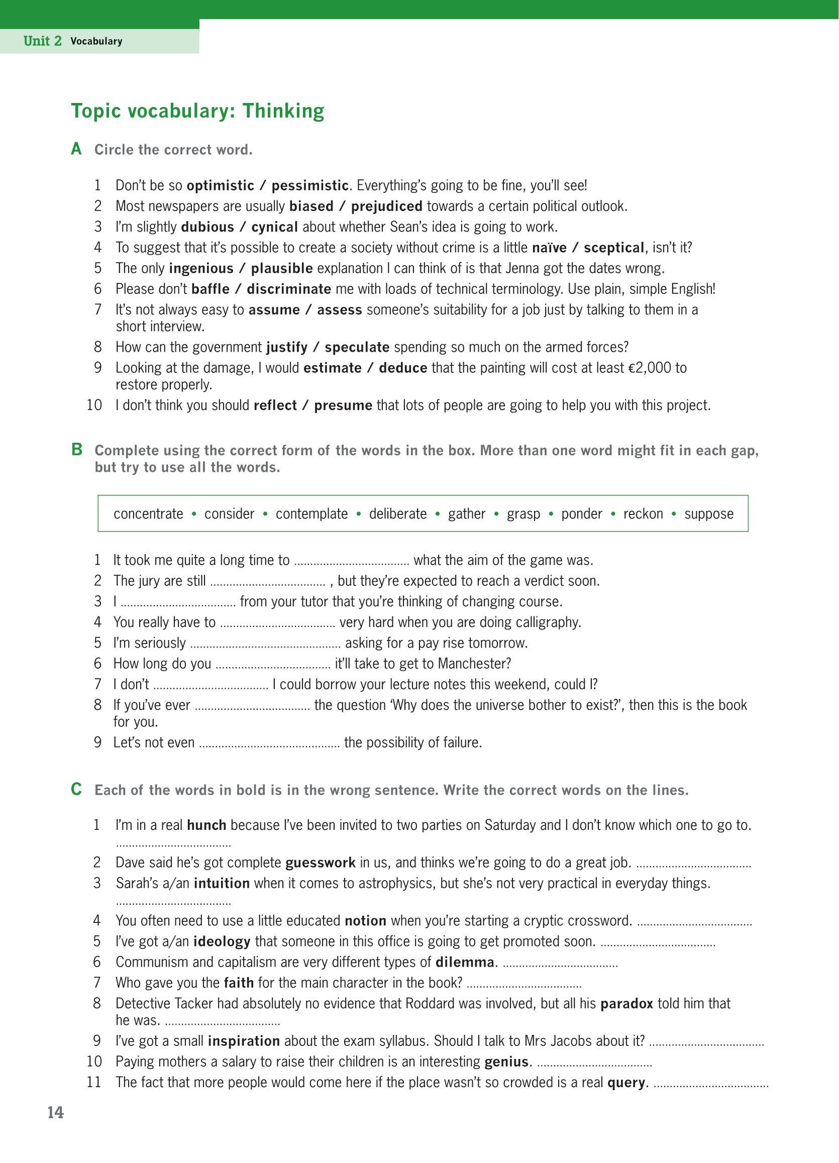 Destination C1 And C2 - Grammar And Vocabulary with Answer Key