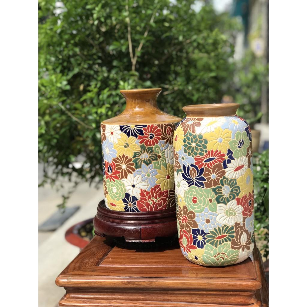 Bình Bách Hoa HN Gốm Sứ Nam bộ 01