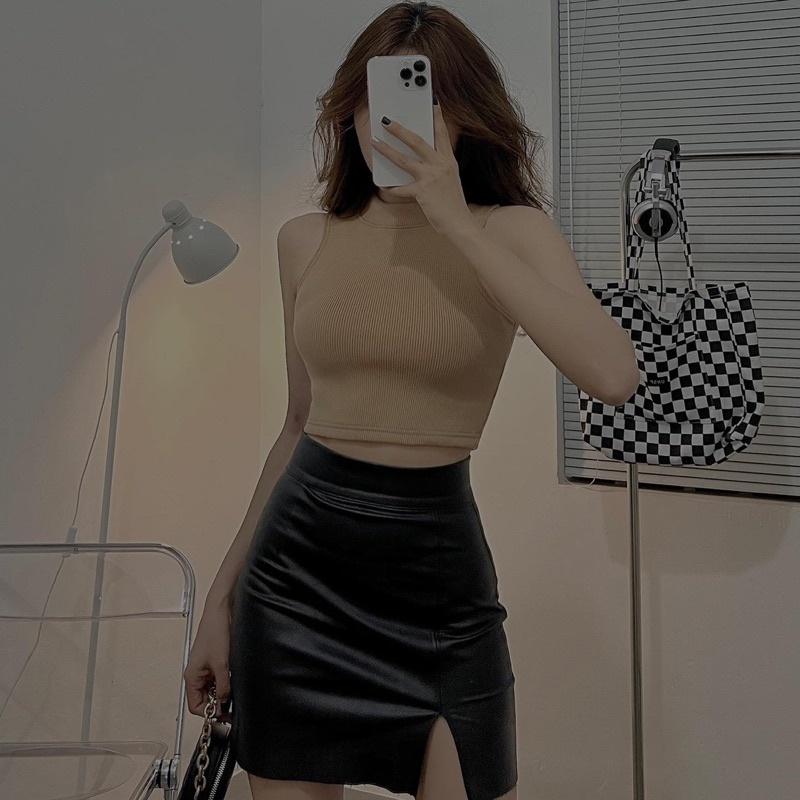 Crop cổ lọ SN
