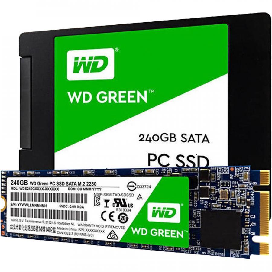 Ổ cứng SSD Western Digital Green M.2 2280 Sata III 240GB WDS240G2G0B - Hàng Chính Hãng