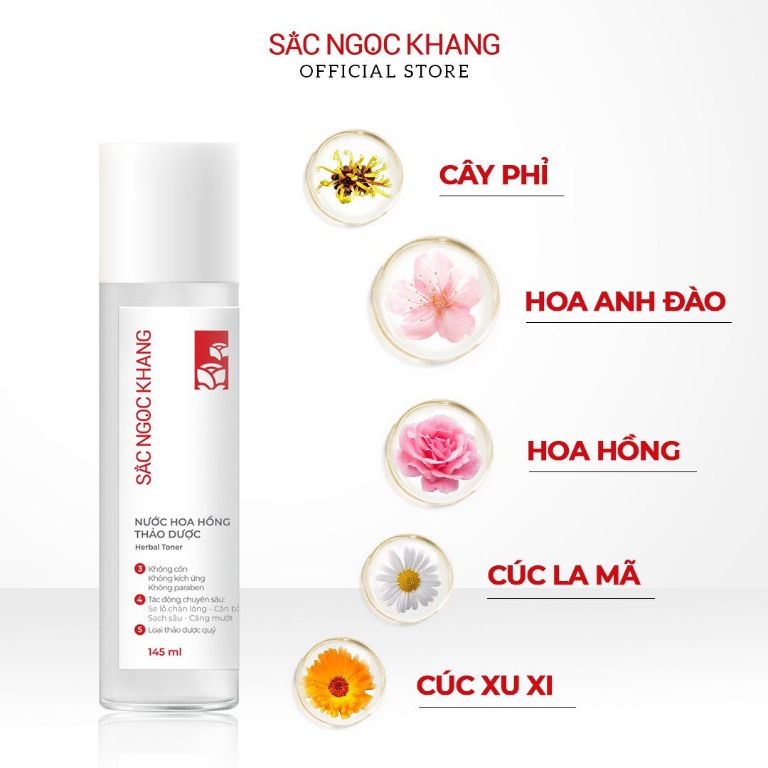 Nước Hoa Hồng Sắc Ngọc Khang MNH01 (145ml)