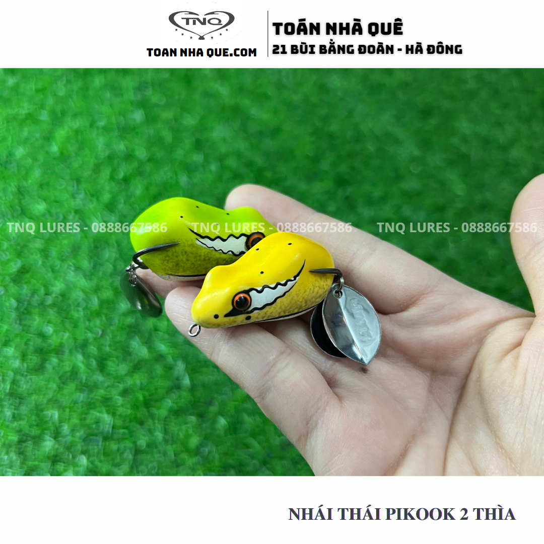 Nhái hơi sóc chuột Pikook Thái Lan - nổi 10.5G câu lóc TNQ LURES - Toán nhà quê giao màu ngẫu nhiên