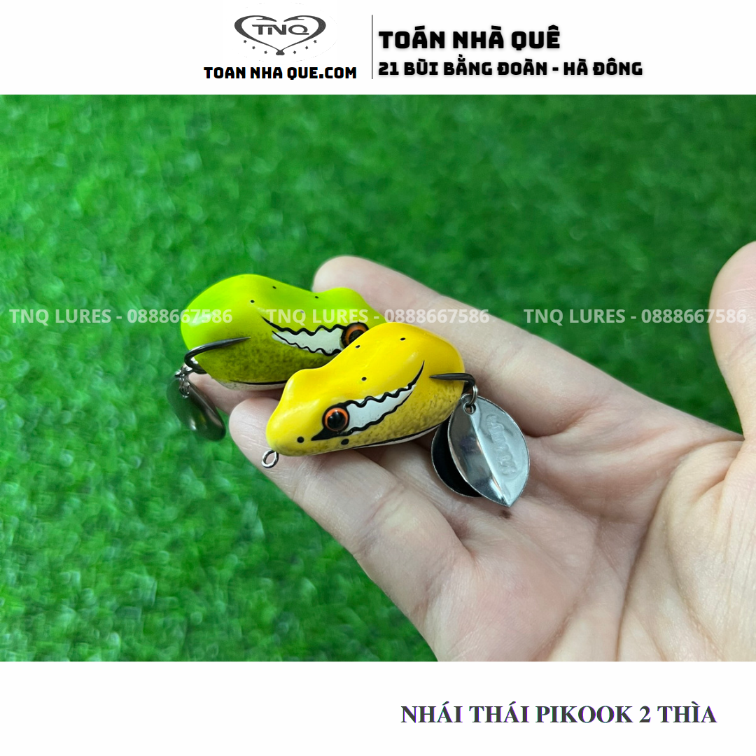 Nhái hơi sóc chuột Pikook Thái Lan - nổi 10.5G câu lóc TNQ LURES - Toán nhà quê  giao màu ngẫu nhiên