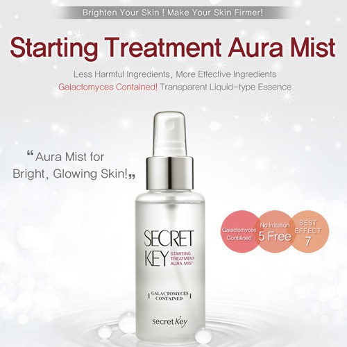 Xịt khoáng  SECRET KEY STARTING TREATMENT AURA MIST 100ml