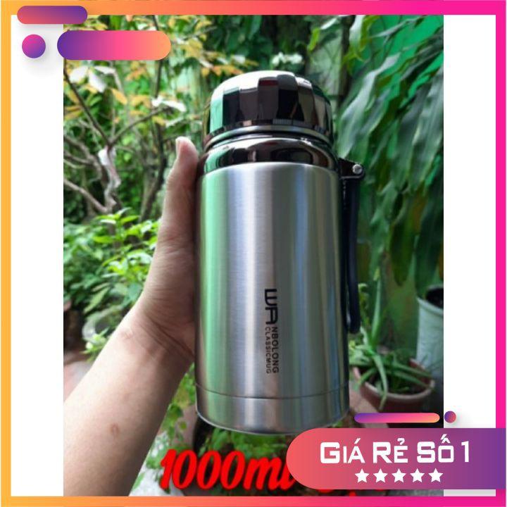 Bình giữ nhiệt kim cương 1lit hàng inox 304 dày đẹp giữ nhiệt 12h