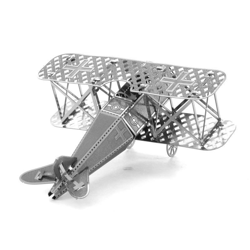 Mô Hình Lắp Ráp 3d Máy Bay tiêm kích cánh kép Fokker D.VII - Đức
