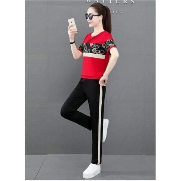 SÉT BỘ THỂ THAO PHỐI HỌA TIẾT TRÒN