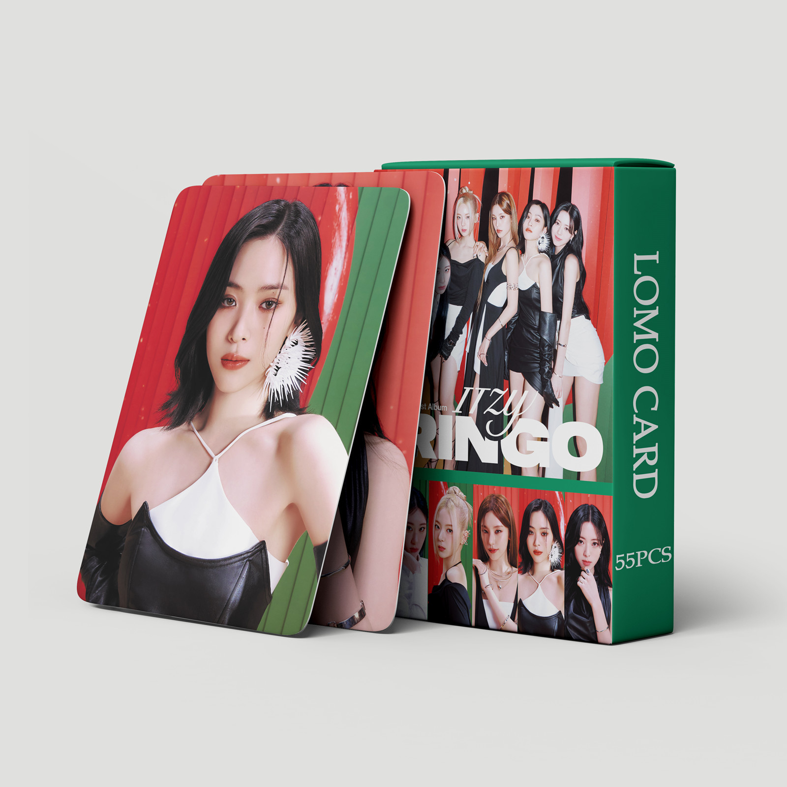 Set 55 lomo card ITZY-Japan 1st Album RINGO 2023