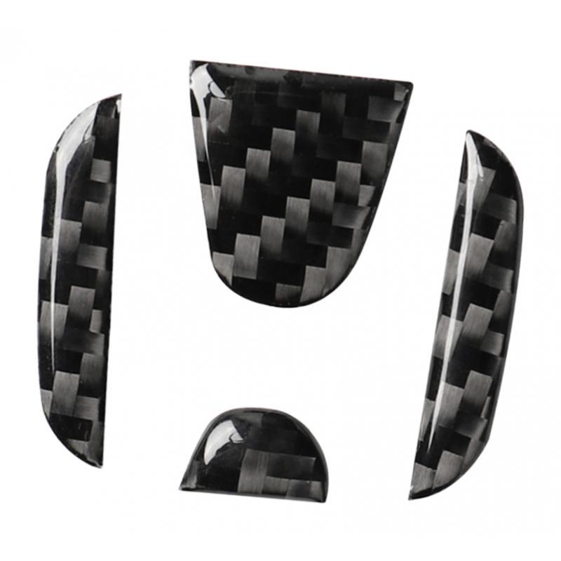 Carbon Fiber Steering Wheel Decoration Cover Sticker for 16-19