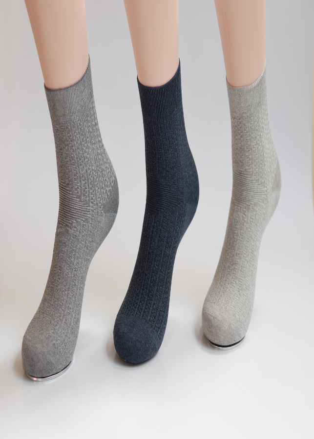 Combo 3 Đôi Vớ CM 04 Cotton May Phẳng Ánh Minh