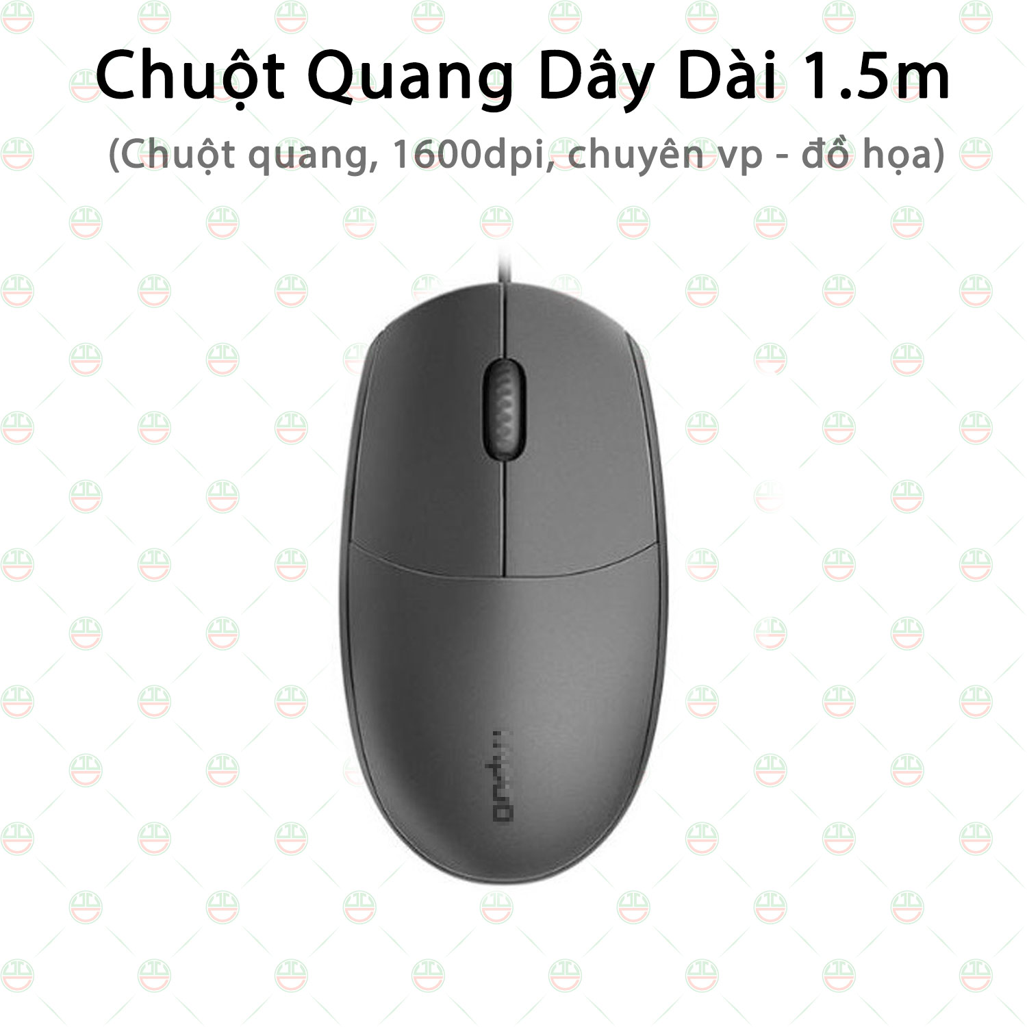 [Loại Tốt] Chuột Dây Máy Tính KhoNCC RFN100 Hàng Chính Hãng - Độ Nhạy Đến 1600dpi - Cổng USB Dây 1.5 mét - KLVQ-3288-RPN100